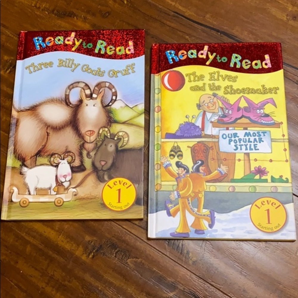 2 Hard Cover‎ Ready to Read books Billy Goats +